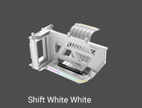 Antec RGB Adjustable Shift PCI Vertical GPU Bracket PCI-E 4.0 Riser Cable white (190mm) for 4090 & 7900 XTX Cards. E-ATX, ATX, Case. 4 PCI required - Image 2