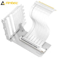 Antec AT-RCVB-BK200-PCIE5 RTX50 PCI-E 5.0 Riser Cable Vertical Bracket Kit - White, 200mm, 64GB/s, 32GT/s, supports RTX 5090/RX 9070 XT, 1Y warranty - Image 1