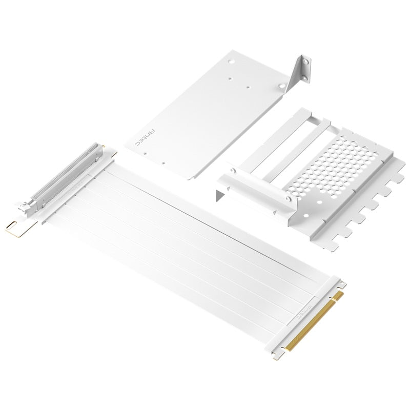 Antec AT-RCVB-BK200-PCIE5 RTX50 PCI-E 5.0 Riser Cable Vertical Bracket Kit - White, 200mm, 64GB/s, 32GT/s, supports RTX 5090/RX 9070 XT, 1Y warranty - Image 4
