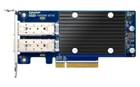 QNAP PQXG-10G2SF-X710 Dual-port SFP+ 10GbE network expansion card; low-profile form factor; PCIe Gen3 x8  3 Years Warranty - Image 2