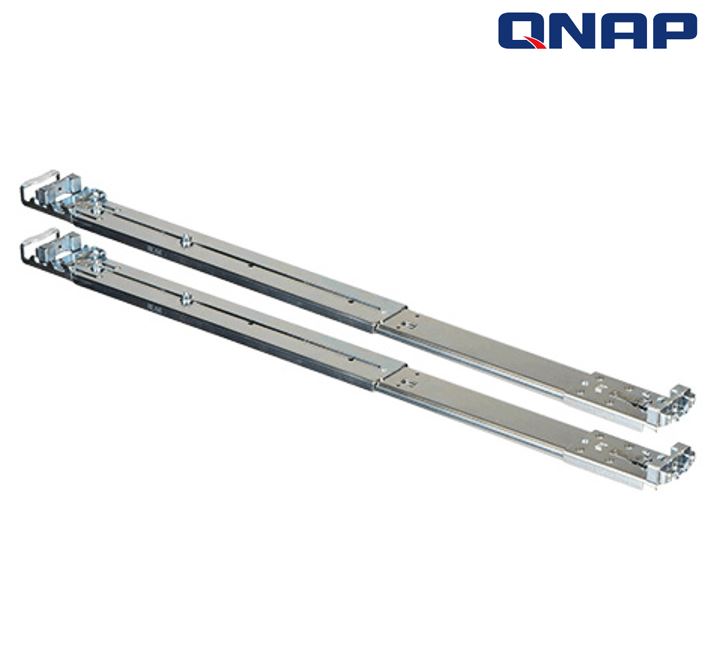 QNAP RAIL-B02 Rail kit for Rackmount NAS Models TVS-871U-RP, TVS-1271U-RP, TVS-471U, TVS-471U-RP,TS-463U, TS-463U-RP,TS-863U, TS-863U-RP, TS-1263U, TS - Image 1