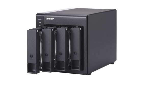 QNAP TR-004, 4 BAY DAS(NO DISK) HARDWARE RAID EXPANSION FOR WIN,MAC,LINUX DEVICE, TWR, 2YR,