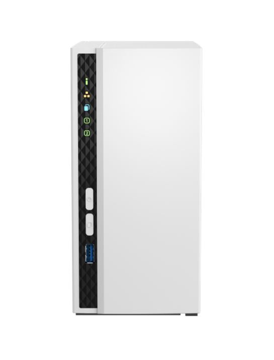 QNAP TS-233 2 Bay NAS ARM 4-core Cortex-A55 2.0GHz processor 2GB Hot-swappable 1xGbE WOL 2xUSB2.0 1xUSB3.2 FAN 2 year warranty - Image 2