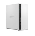 QNAP TS-233 2 Bay NAS ARM 4-core Cortex-A55 2.0GHz processor 2GB Hot-swappable 1xGbE WOL 2xUSB2.0 1xUSB3.2 FAN 2 year warranty - Image 1