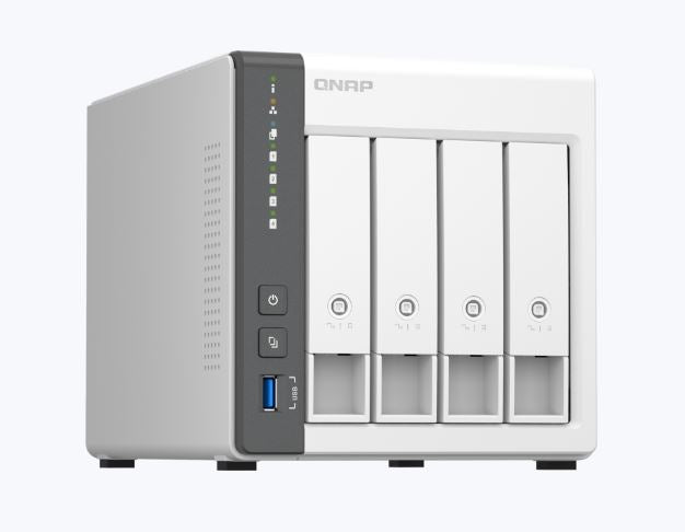 QNAP TS-433-4G 4 Bay NAS 64-bit ARM 4-core Cortex-A55 2.0GHz, 4GB On Board, Mali-G52 GPU, 2.5G Ethernet, WOL, 2*USB2, 1*USB3.2 Gen1 - Image 4