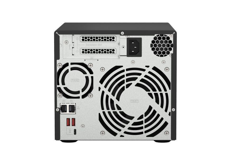 QNAP TS-473A-8G 4 Bay NAS 8G DDR4 AMD V1500B quad-core 2.2 GHz processor 2x M.2 2280 PCIe Gen3 x1 slots Hot-swappable 3xUSB 3.2 3YR WTY - Image 4