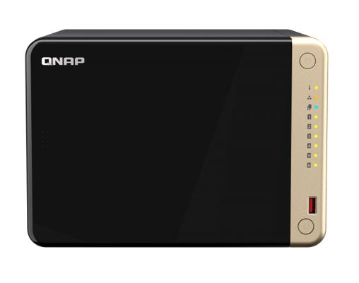 QNAP TS-664-8G 6-Bay desktop NAS, Intel® Celeron® N5095 4-core/4-thread processor, burst up to 2.9 GHz, 8 GB SODIMM DDR4 (1 x 8 GB) - Image 2