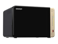 QNAP TS-664-8G 6-Bay desktop NAS, Intel® Celeron® N5095 4-core/4-thread processor, burst up to 2.9 GHz, 8 GB SODIMM DDR4 (1 x 8 GB) - Image 3