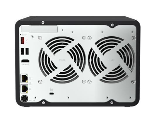 QNAP TS-664-8G 6-Bay desktop NAS, Intel® Celeron® N5095 4-core/4-thread processor, burst up to 2.9 GHz, 8 GB SODIMM DDR4 (1 x 8 GB) - Image 4