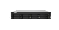 QNAP TS-832PXU-4G 2U Rackmoun 8-Bay NAS AL324 quad-core 1.7 GHz 4GB DDR4 Hot-swappable 2x2.5 Gbe 2 x10GbE SFP+ 1xPCIe Gen 2 x2 4xUSB 3.2 3 yr wty - Image 1