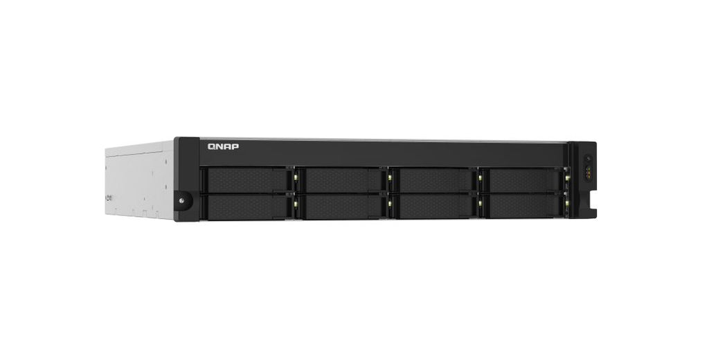QNAP TS-832PXU-4G 2U Rackmoun 8-Bay NAS AL324 quad-core 1.7 GHz 4GB DDR4 Hot-swappable 2x2.5 Gbe 2 x10GbE SFP+ 1xPCIe Gen 2 x2 4xUSB 3.2 3 yr wty - Image 2