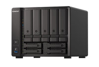 QNAP TS-h973AX 9-Bay NAS AMD Ryzen™ Embedded V1500B quad-core eight threads 2.2 GHz processor 32G Hot-swappable 2 x2.5GbE 1x10GBASE-T 4xUSB3.2 3YR WTY - Image 2