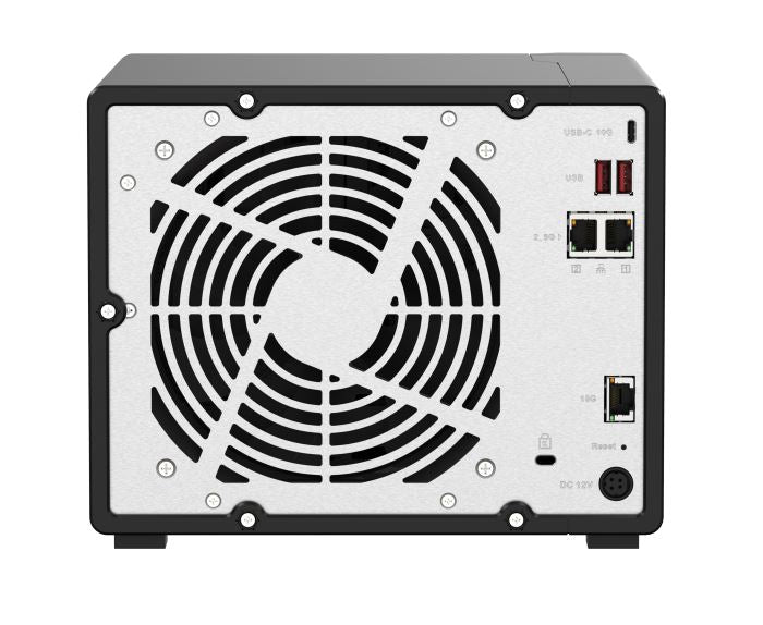 QNAP TS-h973AX 9-Bay NAS AMD Ryzen™ Embedded V1500B quad-core eight threads 2.2 GHz processor 32G Hot-swappable 2 x2.5GbE 1x10GBASE-T 4xUSB3.2 3YR WTY - Image 4