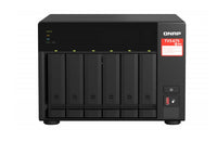 QNAP TVS-675-8G 6 Bay NAS ZhaoXin KX-U6580 8-core 2.5GHz 8G DDR4 Hot-swappable 2xM.2 2280 PCIe Gen 3 x1 2 x2.5GbE WOL 2xPCle Gen 2xUSB3.2 3yr wty - Image 1
