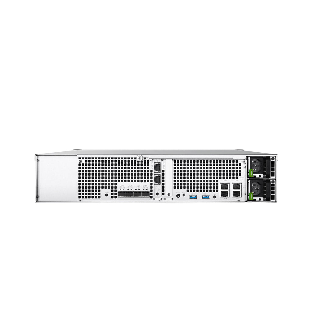 QSAN XCubeNAS XN2212-2C Rackmount 2U12 bay, Intel Xeon 2-Core CPU, 8GB DDR4 RAM, 2 x M.2 slots, 4 x 2.5GbE, redundant power supply, 3-Year Warranty - Image 2