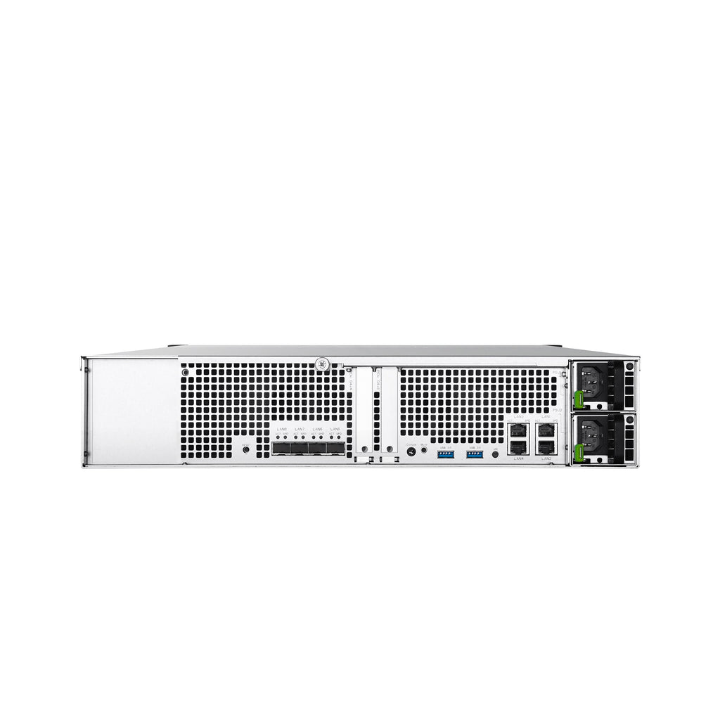 QSAN XCubeNAS XN2212-4C Rackmount 2U12 bay, Intel Xeon 4-Core CPU, 8GB DDR4 RAM, 2 x M.2 slots, 4 x 10GbE SFP+ & 4 x 2.5GbE, 3-Year Warranty - Image 2