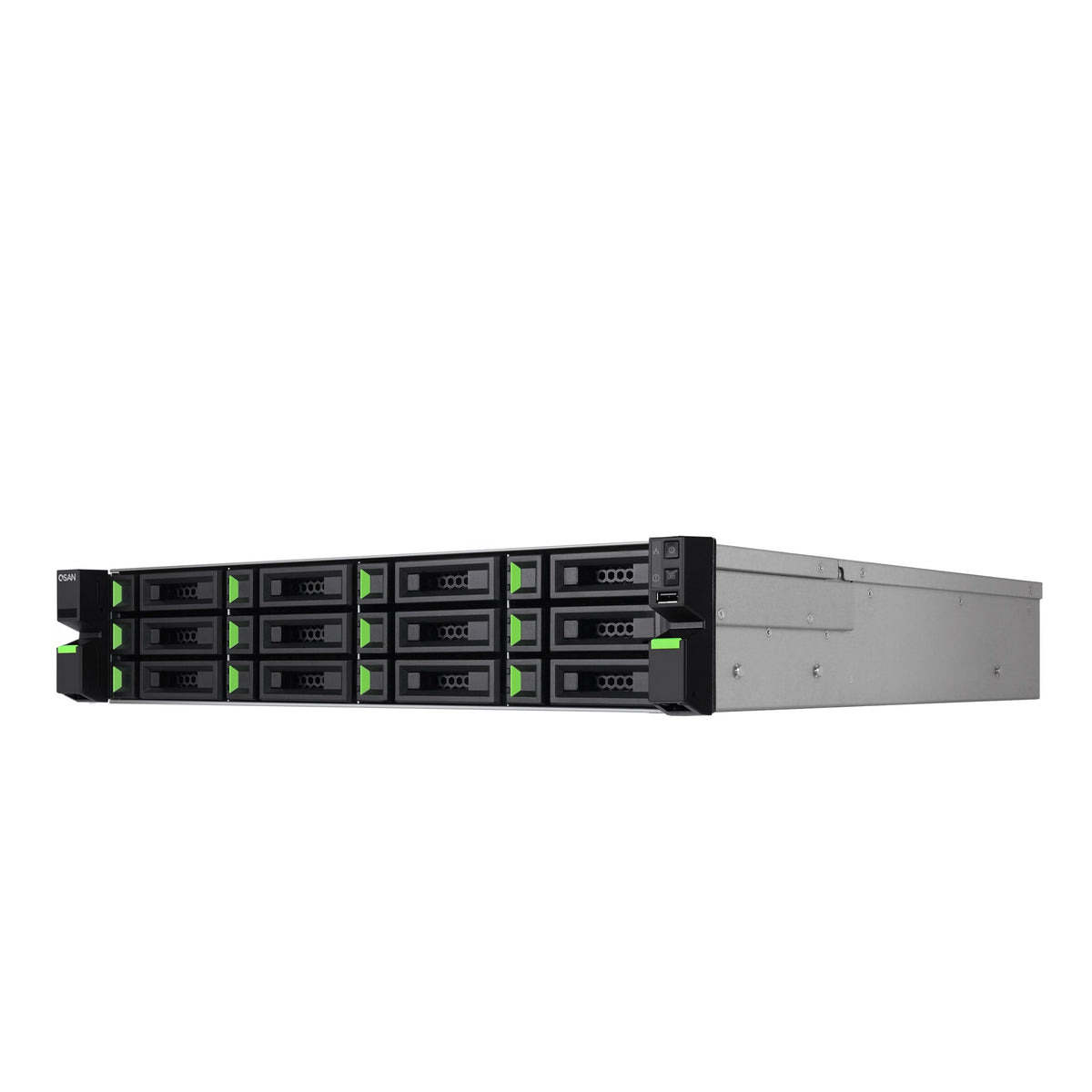 QSAN XCubeNAS XN2216-8C Rackmount 2U12 + 4 bay, Intel Xeon 8-Core CPU, 8GB DDR4 RAM, 2 x M.2 slots, 4 x 10GbE SFP+ & 4 x 2.5GbE, 5-Year Warranty - Image 2