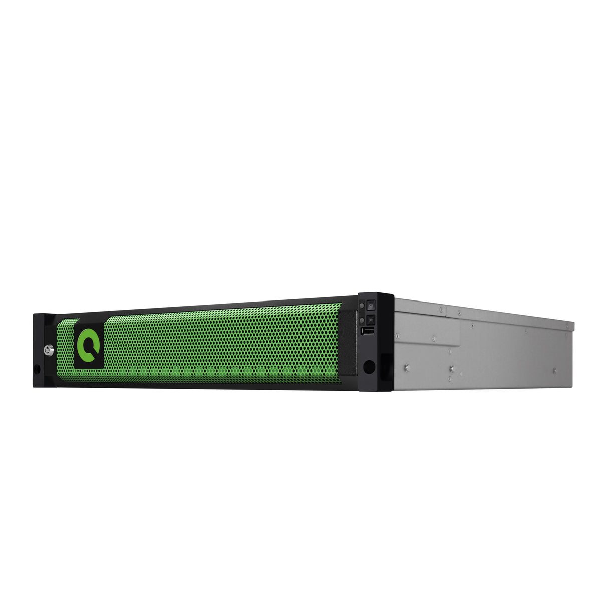 QSAN XCubeNAS NVMe XN4226D-8C QSM4, Dual Controller, Intel 8-core Xeon, DDR4 32GB, 10GbE SFP+ x 8, 2U26, GBIC x 4, Super_cap C2F, Front bezel - Image 5