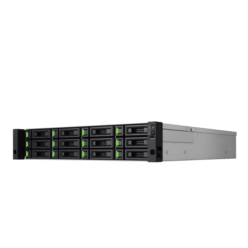 QSAN XCubeNXT XN5112D NXT, Dual Controller, Intel 4-core Xeon, DDR4 16GB, 10GbE SFP+*8, 2U12, GBIC*4, Rail kit, 5-Year Warranty - Image 2