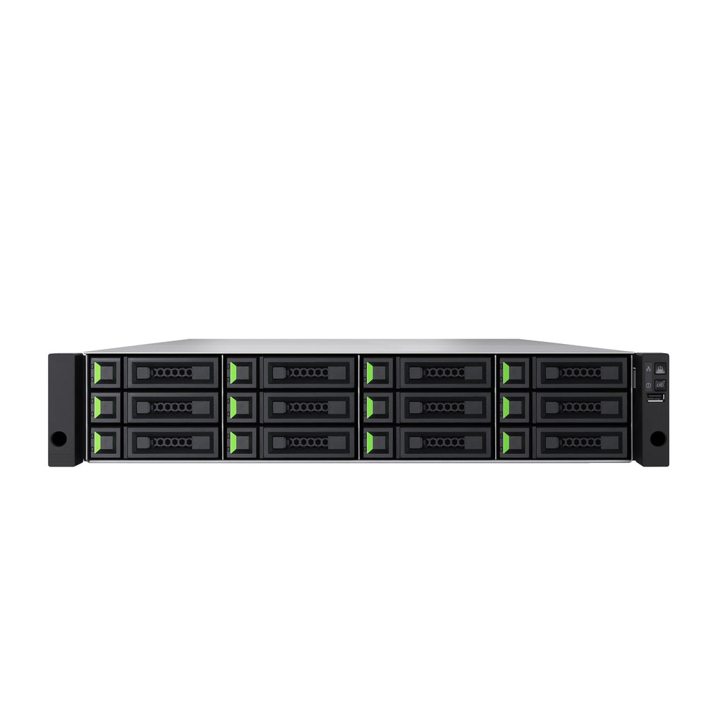 QSAN XCubeNXT XN5112D NXT, Dual Controller, Intel 4-core Xeon, DDR4 16GB, 10GbE SFP+*8, 2U12, GBIC*4, Rail kit, 5-Year Warranty - Image 1