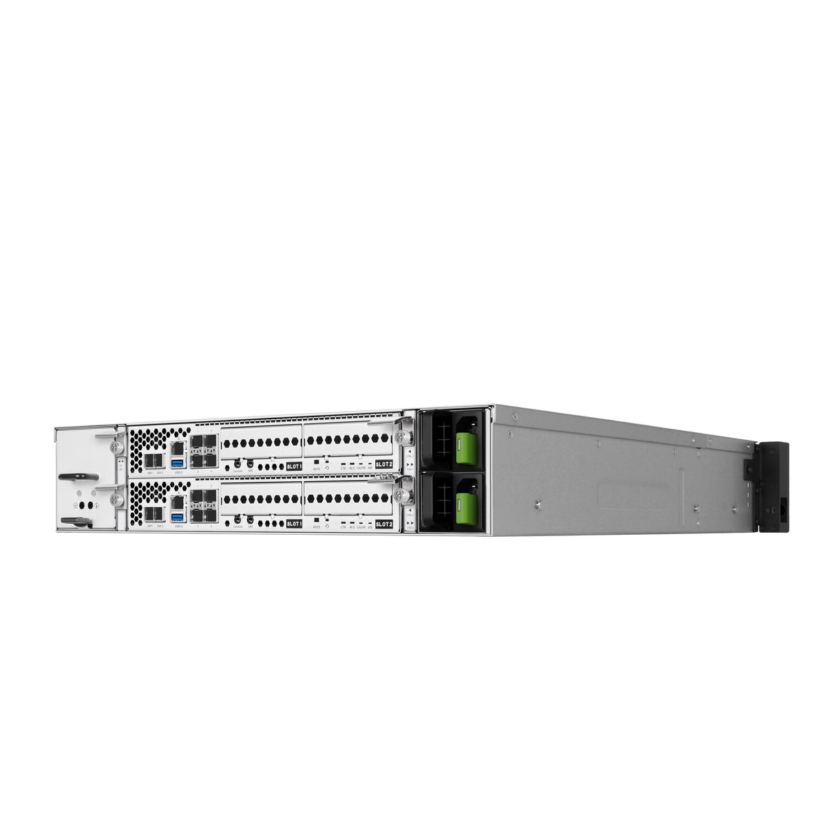 QSAN XCubeNAS NVMe XN5226D-12C QSM4, Dual Controller, Intel 12-core Xeon, DDR4 32GB, 25GbE SFP+ x 8, 2U26, GBIC x 4, Super_cap C2F, 5-Year Warranty - Image 2