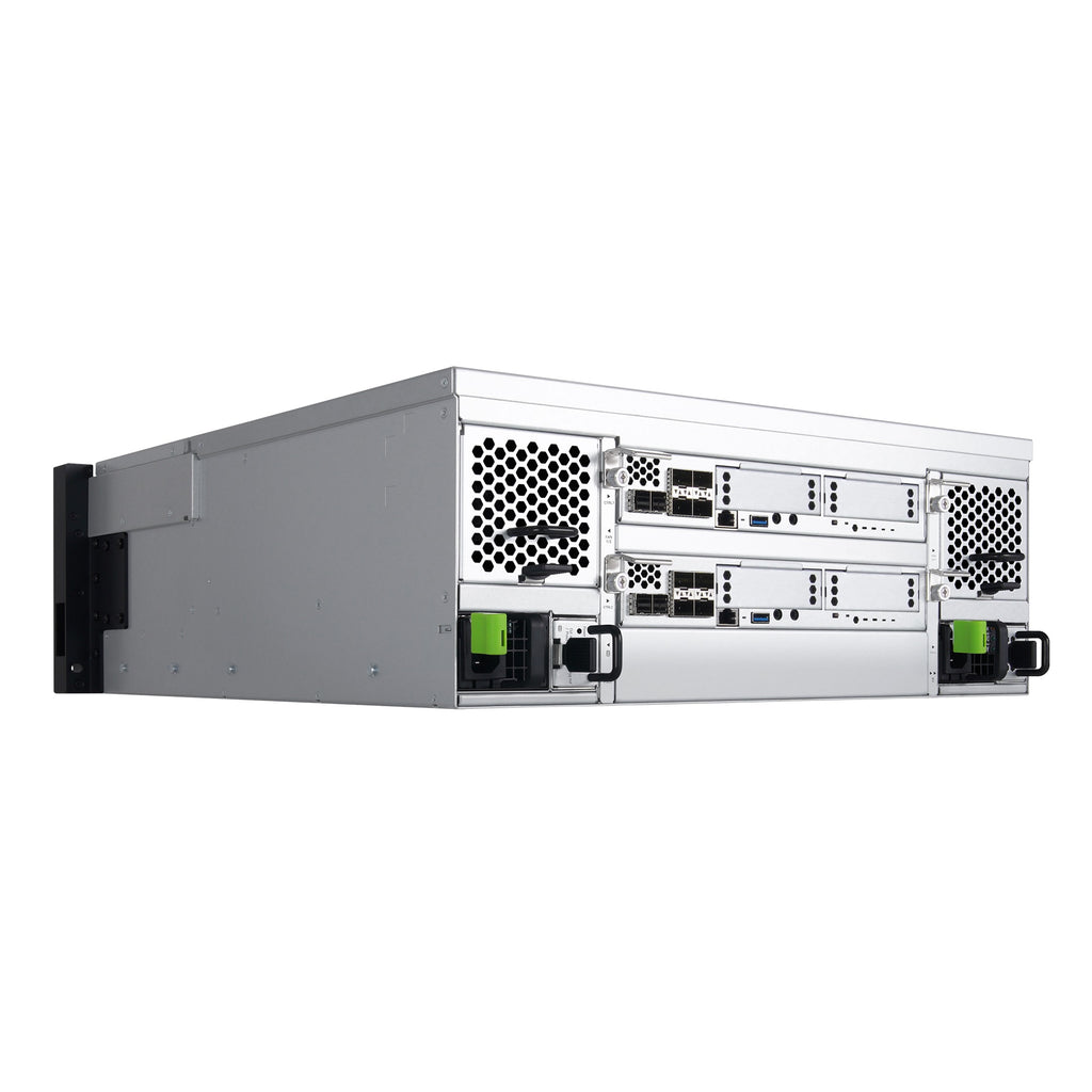 QSAN XCubeNXT XN8124D_8C NXT, Dual Controller, Intel 8-core Xeon, DDR4 32GB, 10GbE SFP+*8, 4U24, GBIC*4, Rail kit, 5-Year Warranty - Image 3