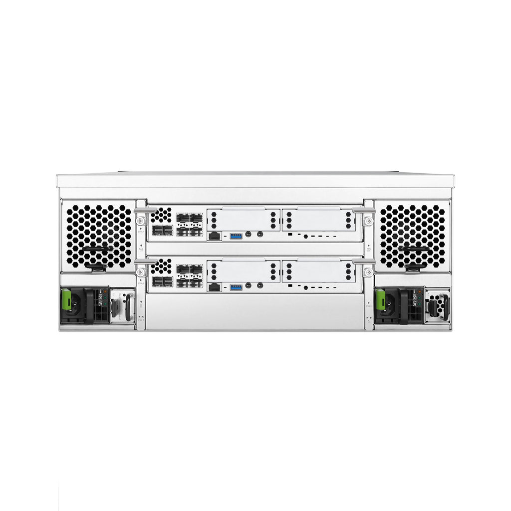 QSAN XCubeNXT XN8124D_8C NXT, Dual Controller, Intel 8-core Xeon, DDR4 32GB, 10GbE SFP+*8, 4U24, GBIC*4, Rail kit, 5-Year Warranty - Image 4