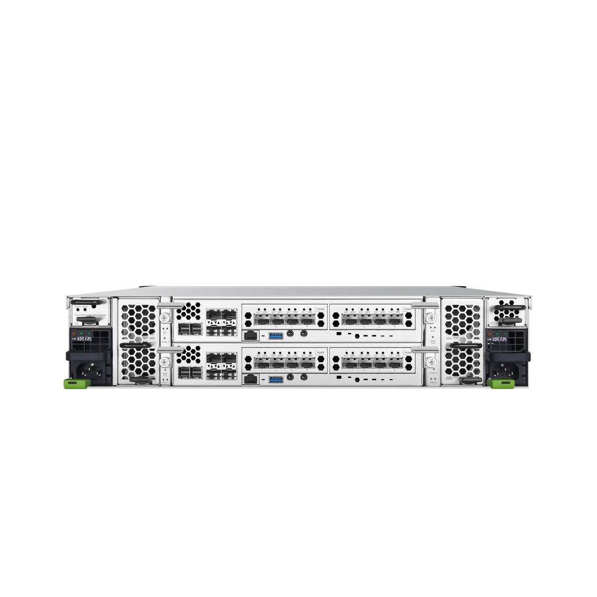 QSAN XCubeSAN XS3312D 2U12, Dual-Controller SAN System, Max 512GB RAM, 8-ported 10GbE SFP+ iSCSI with optical transceivers x 4, 3-Year Warranty - Image 4