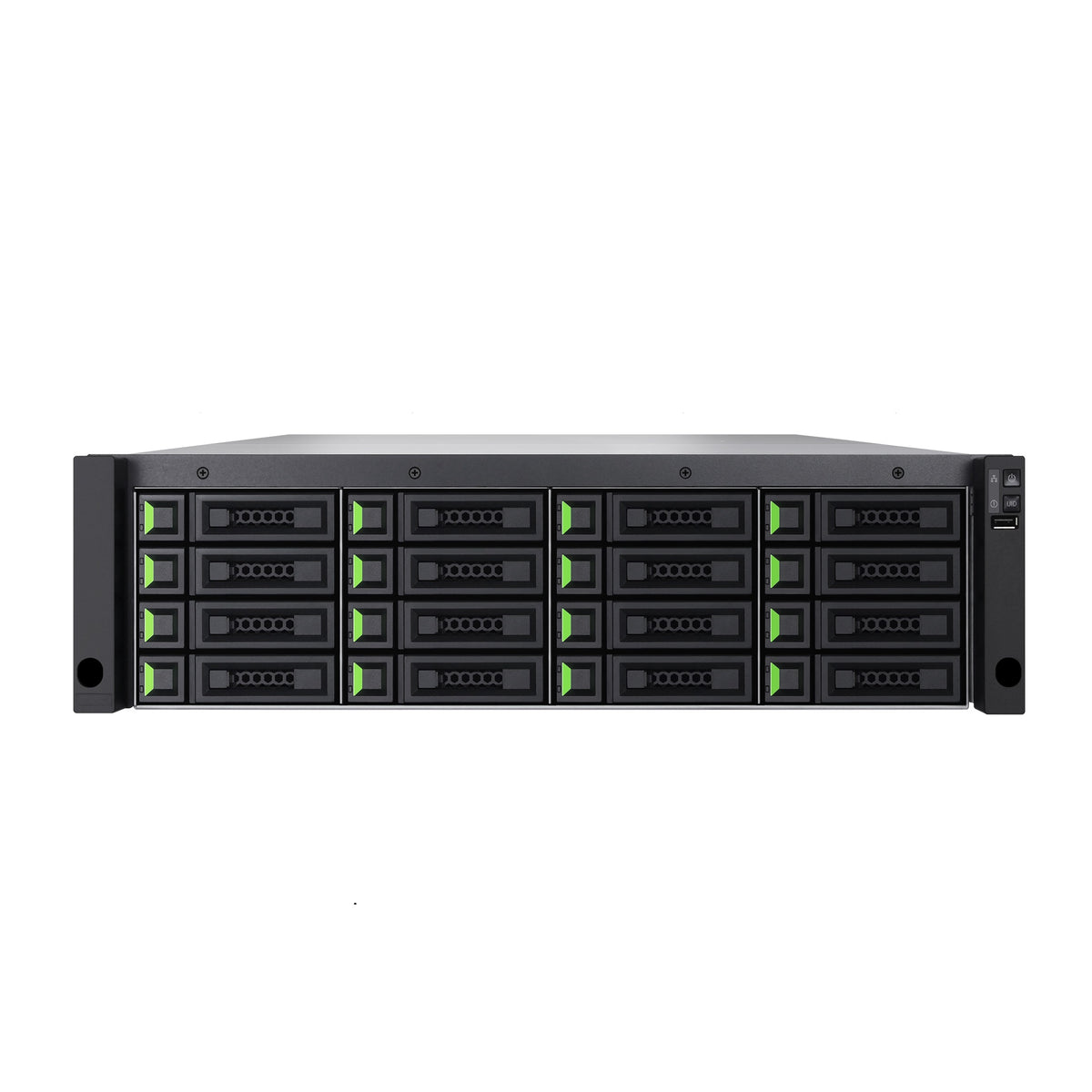QSAN XCubeSAN XS5316D_8C 3U16, Dual-Controller SAN System, Max 512GB RAM, 8-ported 10GbE SFP+ iSCSI with optical transceivers x 4, 3-Year Warranty - Image 5