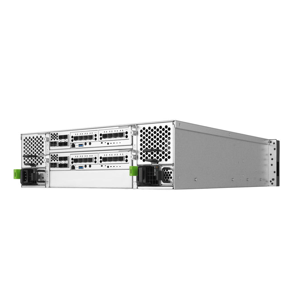 QSAN XCubeSAN XS5316D_8C 3U16, Dual-Controller SAN System, Max 512GB RAM, 8-ported 10GbE SFP+ iSCSI with optical transceivers x 4, 3-Year Warranty - Image 4