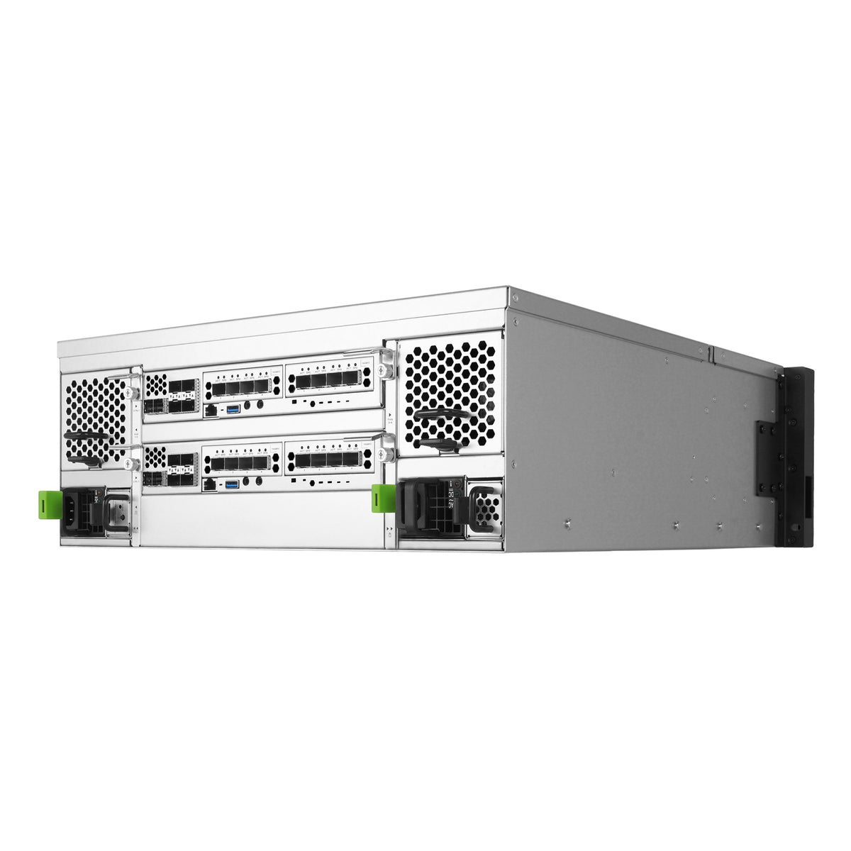 QSAN XCubeSAN XS5324D_8C 4U24, Dual-Controller SAN System, Max 512GB RAM, 8-ported 10GbE SFP+ iSCSI with optical transceivers x 4, 3-Year Warranty - Image 4