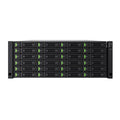 QSAN XCubeSAN XS5324D_8C 4U24, Dual-Controller SAN System, Max 512GB RAM, 8-ported 10GbE SFP+ iSCSI with optical transceivers x 4, 3-Year Warranty - Image 1
