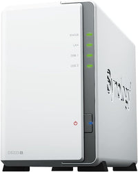 Synology DiskStation DS223J 2-Bay 3.5" SATA HDD/ 2.5" SATA SSD/  4-core 1.7 GHz  / 1 GB DDR4 non-ECC / 2-year hardware warranty - Image 1