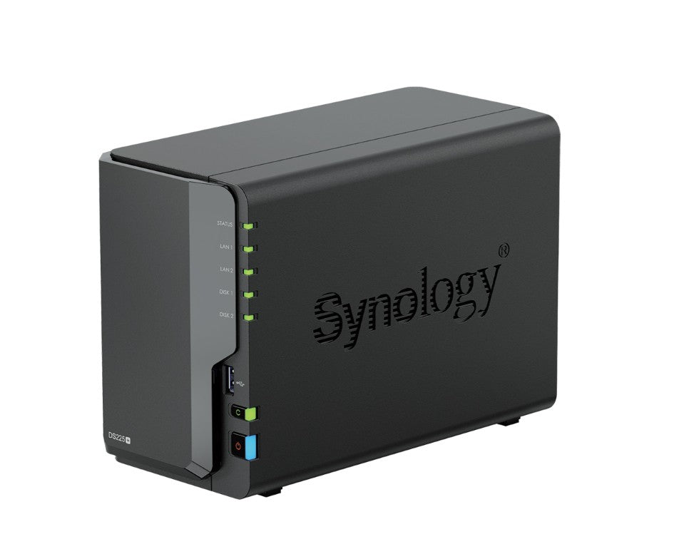 Synology DiskStation DS225+ 2-Bay 3.5" Diskless, Intel Celeron CPU, 2GB RAM, 1x 2.5GbE, 1x 1GbE, 2x USB 3.2 - Image 2