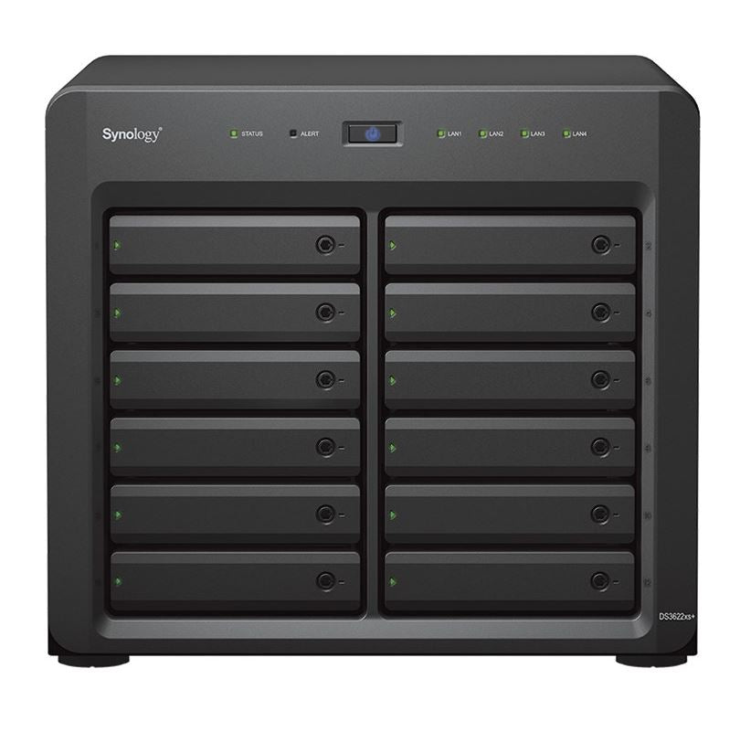 Synology DiskStation DS3622xs+ 12-Bay NAS Intel Xeon D-1531 16GB DDR4 Hot Swappable 2x1GbE 2xUSB3.2 1xGen3x8 slot 5Y WTY - Image 2