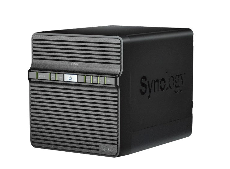 Synology DiskStation DS423 4-Bay 3.5" Diskless 2xGbE NAS, Realtek RTD1619B 4-core (4-thread) 1.7 GHz, 2GB RAM, 3 x USB3.2 - 2 Yr Wty - Image 1