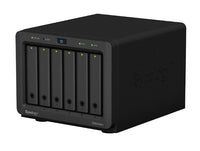 Synology DiskStation DS620 slim 6 Bay NAS Intel Celeron J3355  2-core 2.0 2GB DDR3L non-ECC SODIMM Hot Swappable 2xRJ-45 1GbE LAN 2xUSB 3.0 2 yrs wty - Image 2
