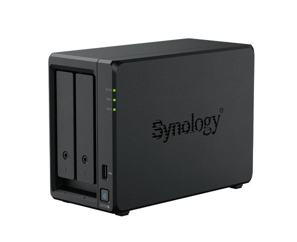 Synology DiskStation DS725+ 2-Bay 3.5" Diskless 1x 1GbE + 1x 2.5GbE, NAS (Scalable), AMD Ryzen R1600 dual core, 4GB RAM, 1xUSB3 - Image 1