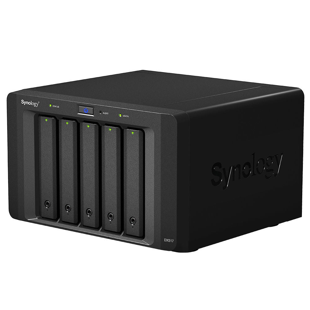 Synology Expansion Unit DX517 5-Bay 3.5" Diskless NAS for Scalable Compatible Models (SMB) DS1517+ and DS1817+. 3 year Warranty - Image 1