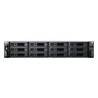 Synology RackStation 12-bay RS2423+  155K/79K random read/write IOPS -3,500/1,700 MB/s sequential read/write 3-year hardware warranty - Image 4