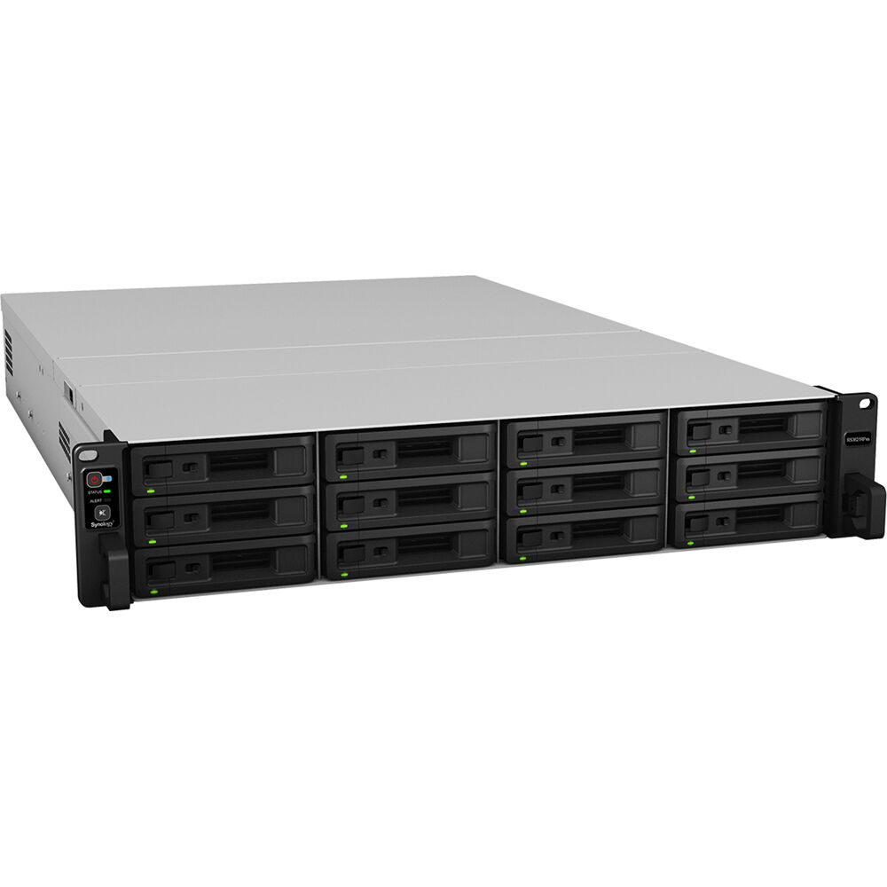 Synology RackStation RS3621RPxs 12-Bay Intel Xeon D-1531 8 GB DDR4 Hot Swappable 4x1GbE 2xUSB 3.2 2 x Gen3 x8 slots 2U Redundant Power Supply 5YR WTY - Image 2