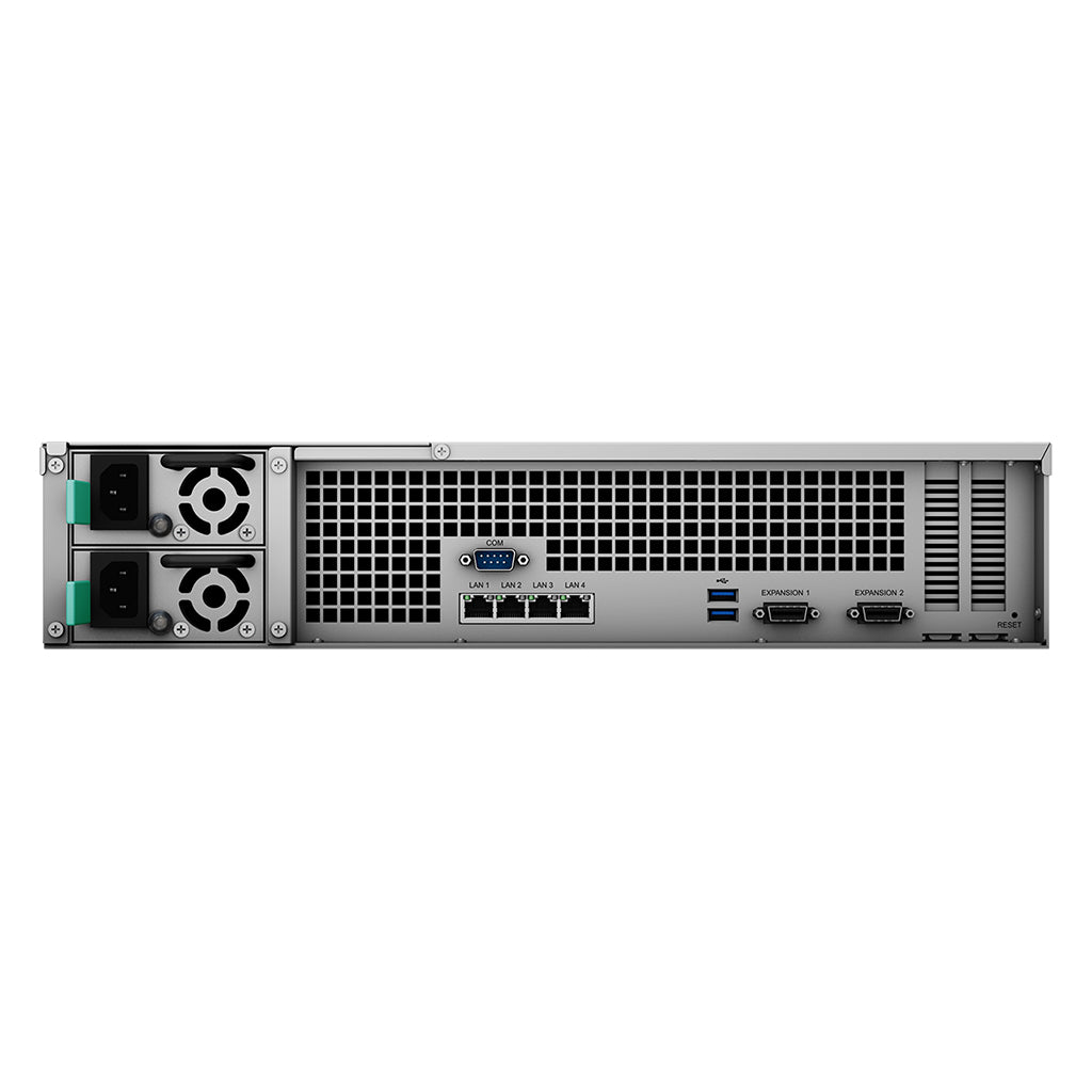 Synology RackStation RS3621RPxs 12-Bay Intel Xeon D-1531 8 GB DDR4 Hot Swappable 4x1GbE 2xUSB 3.2 2 x Gen3 x8 slots 2U Redundant Power Supply 5YR WTY - Image 4