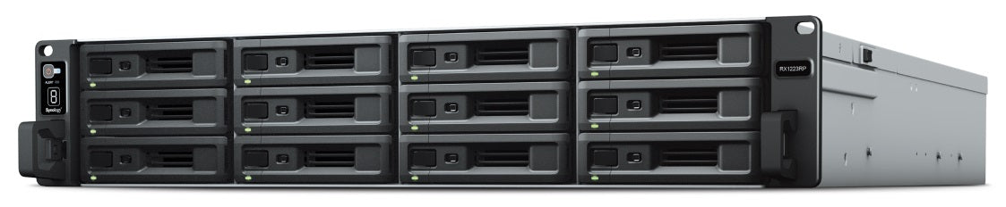 Synology Expansion Unit RX1223RP 12-bay capacity expansion Applied Models: SA series:SA6400/ 23 series:RS2423RP+, RS2423+ - Image 1