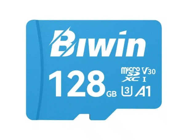 BIWIN MS100-128G microSD3.0 Read & Write Speed up to 100MB/s & 50MB/s BMMS100128G-RGX - Image 1