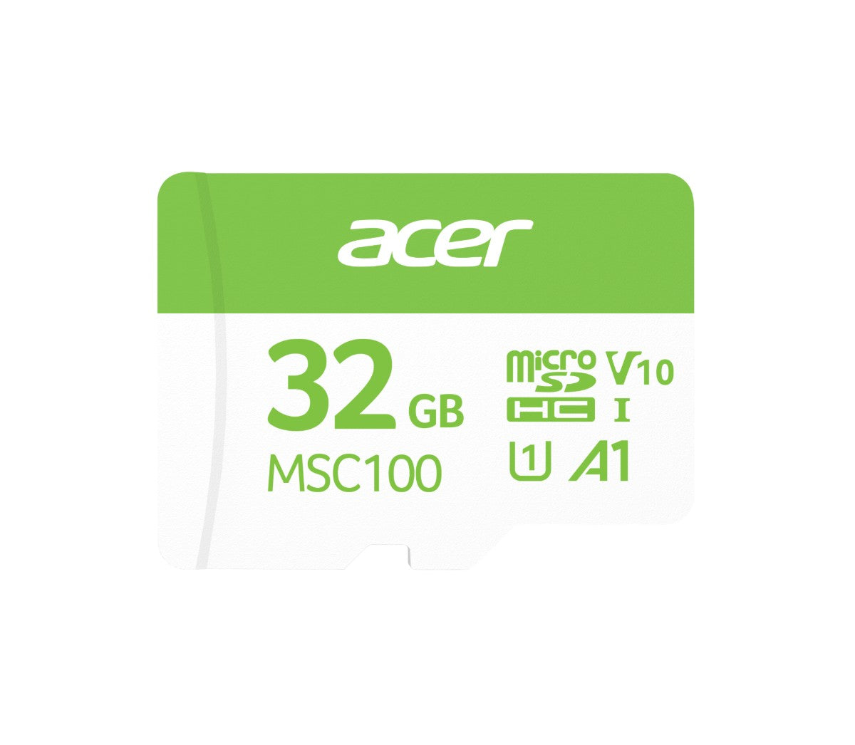 Acer MSC100-32GB microSD Express Read & Write Speed up to 100 MB/s & 10 MB/s BL.9BWWA.335 - Image 1