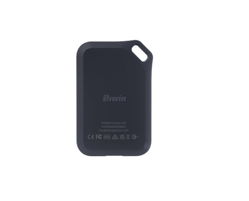 BIWIN BIW-PR2000-2TB Amber PR2000 Black Portable SSD with IP67 R/W up to  2000mb/s / 1800mb/s BAPR20002TB-RGH -2TB - Image 2