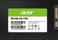 ACER RE100-2TB SSD 2.5 SATA  lll Writing Speed 503 MB/s Reading Speed 558 MB/s BL.9BWWA.110 -5 Year Warranty - Image 1