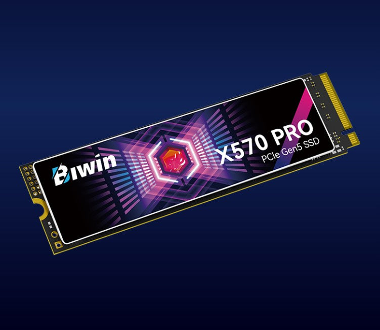 BIWIN Black Opal X570-8TB PRO SSD M.2 NVMe PCIe Gen5*4 Reading speed 14000 MB/s Writing speed 13000 MB/s BX570DN08TB-RGX - 5 Year Warranty - Image 2
