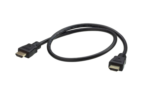 Aten 0.6m 4K HDMI High Speed Ethernet cable, supports up to 4096 x 2160 @ 60Hz, High quality tinned copper wire with Gold-plated connectors - Image 2
