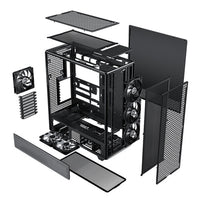 Antec 900 Full Tower Case, AI Workstation & Gaming Chassis, Supports E-ATX/Threadripper & Back-Connect MB, 6 PWM Fans Included, Type-C 10Gbps, 420mm - Image 4